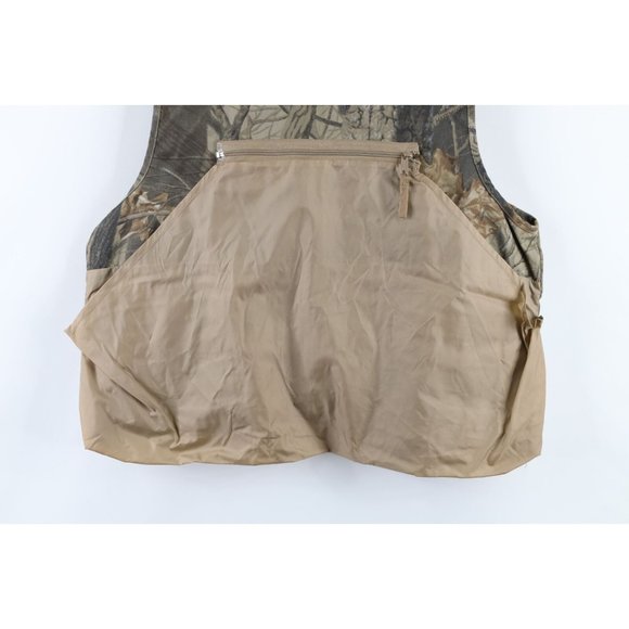 Vintage Mens Large Quail Unlimited Dove Hunter Realtree Camouflage Hunting Vest - Picture 7 of 7